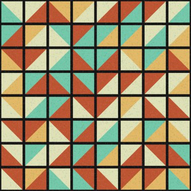 Soyut Geometrik Desen üretken hesaplama sanatı çizimi