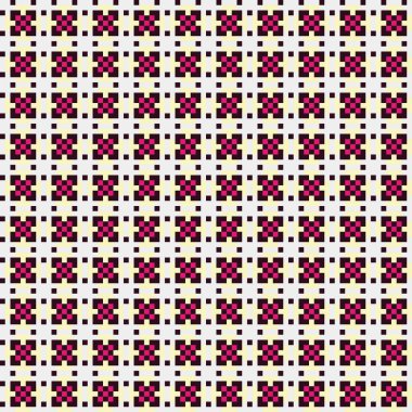 Soyut çapraz desenli üretken hesaplama sanatı çizimi