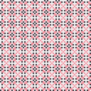 Soyut çapraz desenli üretken hesaplama sanatı çizimi