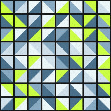 Soyut Geometrik Desen üretken hesaplama sanatı çizimi