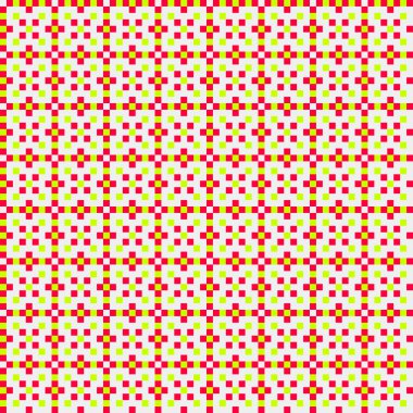 Soyut çapraz desenli üretken hesaplama sanatı çizimi