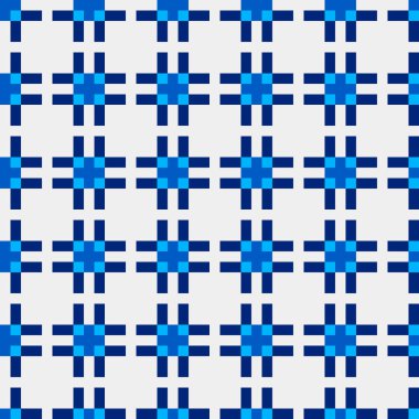 Soyut çapraz desenli üretken hesaplama sanatı çizimi