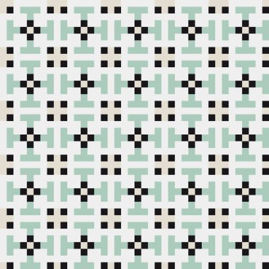 Soyut çapraz desenli üretken hesaplama sanatı çizimi 