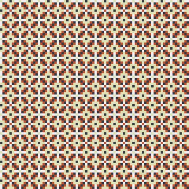 Soyut çapraz desenli üretken hesaplama sanatı çizimi