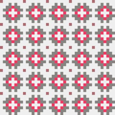 Soyut çapraz desenli üretken hesaplama sanatı çizimi