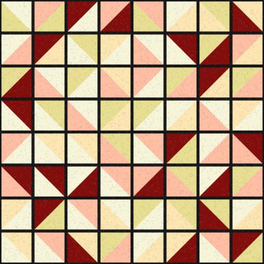 Soyut Geometrik Desen üretken hesaplama sanatı çizimi