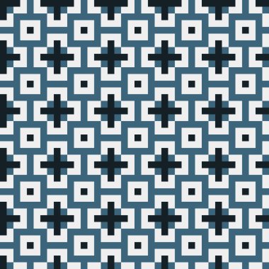 Soyut çapraz desenli üretken hesaplama sanatı çizimi