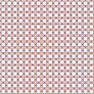 Soyut çapraz desenli üretken hesaplama sanatı çizimi