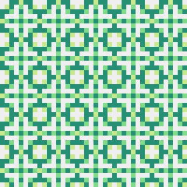 Soyut çapraz desenli üretken hesaplama sanatı çizimi