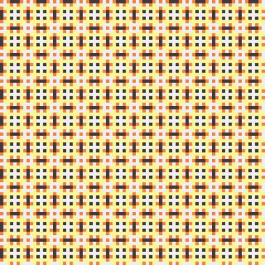 Soyut çapraz desenli üretken hesaplama sanatı çizimi 