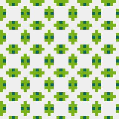 Soyut çapraz desenli üretken hesaplama sanatı çizimi