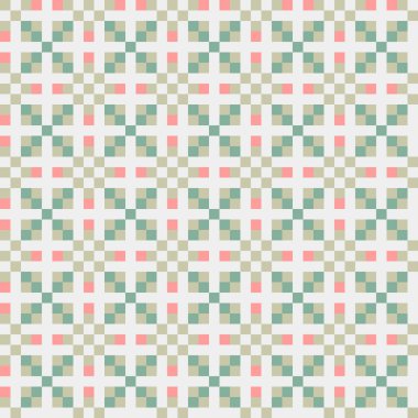 Soyut çapraz desenli üretken hesaplama sanatı çizimi