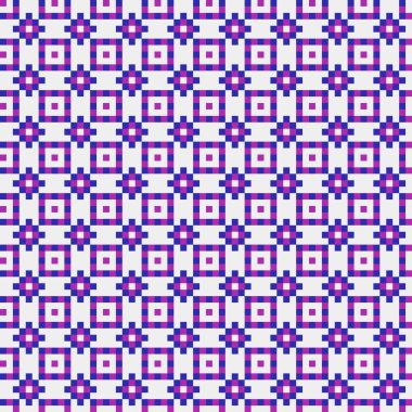 Soyut çapraz desenli üretken hesaplama sanatı çizimi