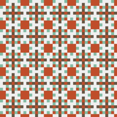 Soyut çapraz desenli üretken hesaplama sanatı çizimi