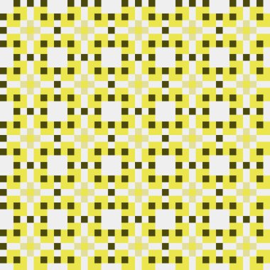 Soyut çapraz desenli üretken hesaplama sanatı çizimi