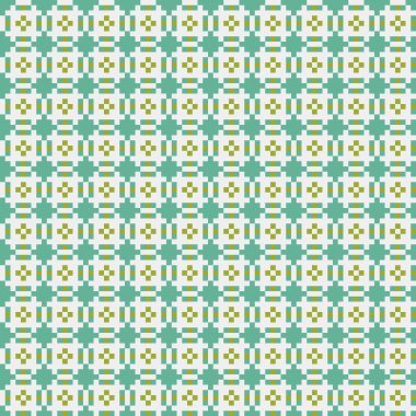 Soyut çapraz desenli üretken hesaplama sanatı çizimi