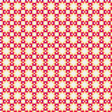 Soyut çapraz desenli üretken hesaplama sanatı çizimi