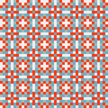 Soyut çapraz desenli üretken hesaplama sanatı çizimi 