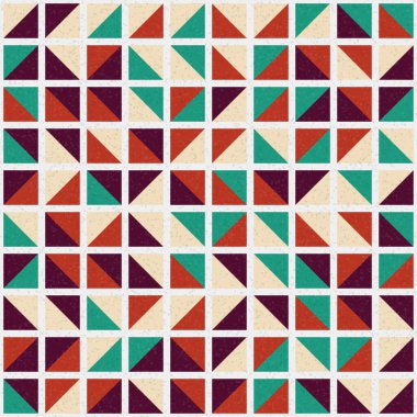 Soyut Geometrik Desen üretken hesaplama sanatı çizimi