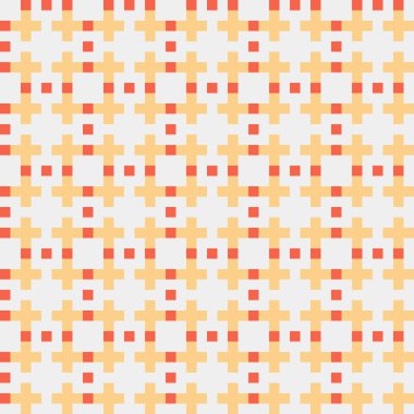 Soyut çapraz desenli üretken hesaplama sanatı çizimi