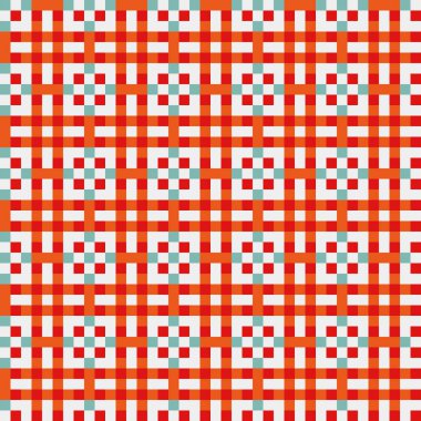 Soyut çapraz desenli üretken hesaplama sanatı çizimi