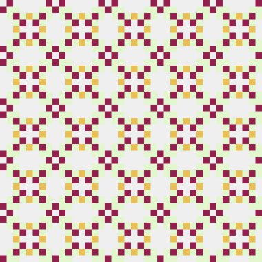 Soyut çapraz desenli üretken hesaplama sanatı çizimi