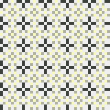 Soyut çapraz desenli üretken hesaplama sanatı çizimi