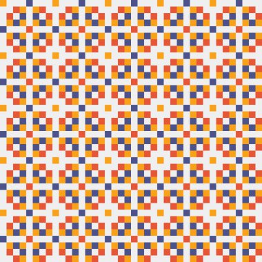 Soyut çapraz desenli üretken hesaplama sanatı çizimi