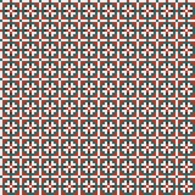 Soyut çapraz desenli üretken hesaplama sanatı çizimi