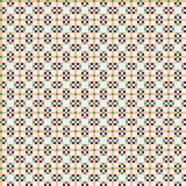 Soyut çapraz desenli üretken hesaplama sanatı çizimi