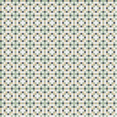 Soyut çapraz desenli üretken hesaplama sanatı çizimi