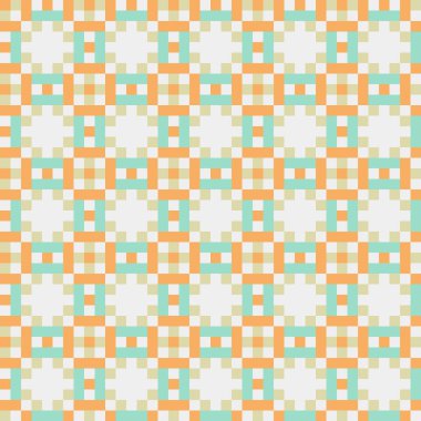 Soyut çapraz desenli üretken hesaplama sanatı çizimi