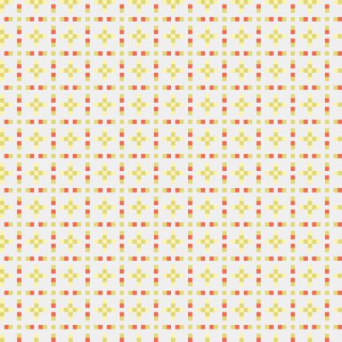 Soyut çapraz desenli üretken hesaplama sanatı çizimi