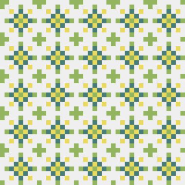 Soyut çapraz desenli üretken hesaplama sanatı çizimi