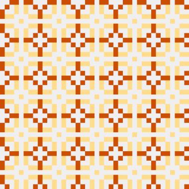 Soyut çapraz desenli üretken hesaplama sanatı çizimi