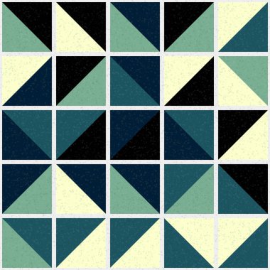 Soyut Geometrik Desen üretken hesaplama sanatı çizimi