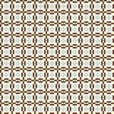 Soyut çapraz desenli üretken hesaplama sanatı çizimi