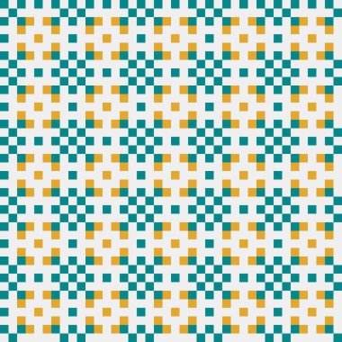 Soyut çapraz desenli üretken hesaplama sanatı çizimi