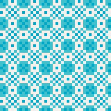 Soyut çapraz desenli üretken hesaplama sanatı çizimi