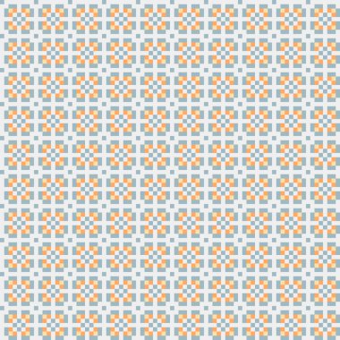 Soyut çapraz desenli üretken hesaplama sanatı çizimi