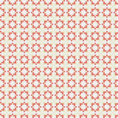 Soyut çapraz desenli üretken hesaplama sanatı çizimi