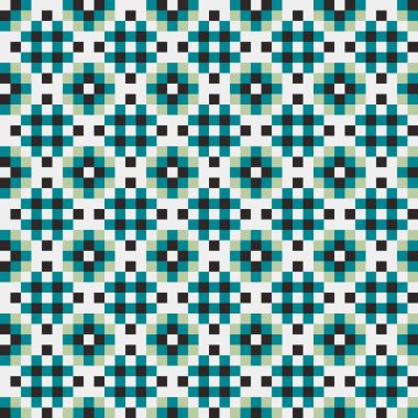 Soyut çapraz desenli üretken hesaplama sanatı çizimi 