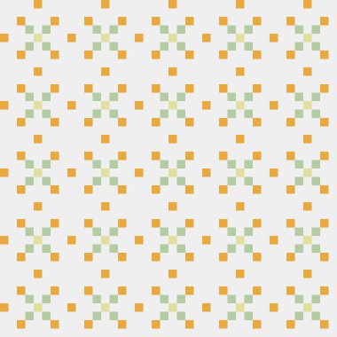 Soyut çapraz desenli üretken hesaplama sanatı çizimi