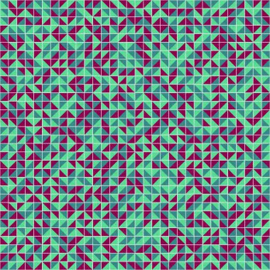 Soyut Geometrik Desen üretken hesaplama sanatı çizimi