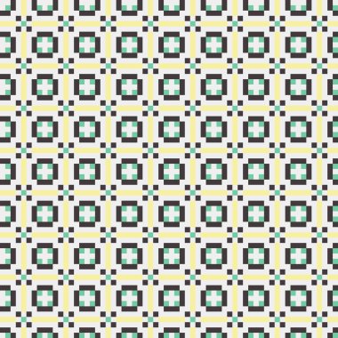 Soyut çapraz desenli üretken hesaplama sanatı çizimi