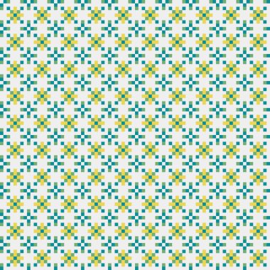 Soyut çapraz desenli üretken hesaplama sanatı çizimi