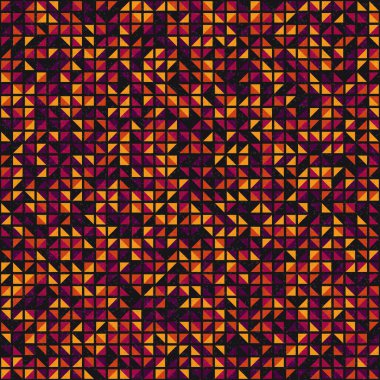 Soyut Geometrik Desen üretken hesaplama sanatı çizimi