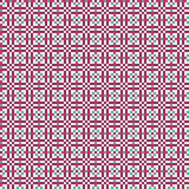 Soyut çapraz desenli üretken hesaplama sanatı çizimi 