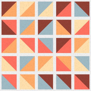 Soyut Geometrik Desen üretken hesaplama sanatı çizimi