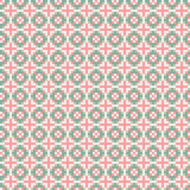 Soyut çapraz desenli üretken hesaplama sanatı çizimi